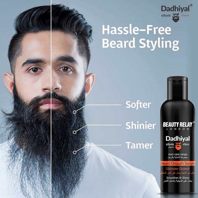 Beard Growth Serum With Olive, Coconut & Almond Oil - 100ml